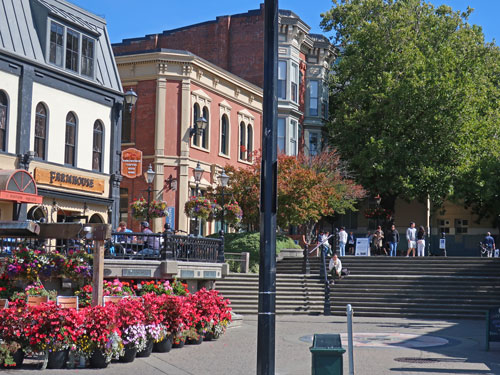 Bastion Square in Victoria Canada