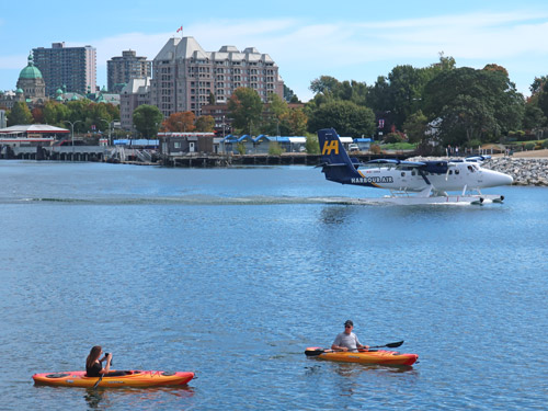 Float Plane on Victoria's Inner Harbour