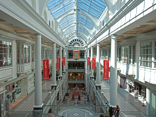 Shopping Mall in Downtown Victoria